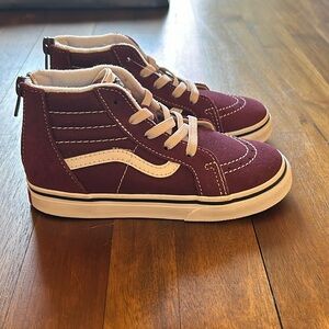 Vans High Tops - toddler size 10 - never been worn!